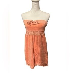 Vintage Juicy Couture lace terry cloth swim dress cover-up